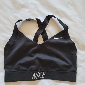Nike black sport bra